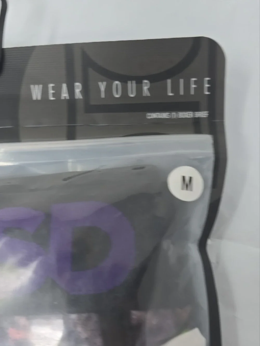 PSD Black Boxer Briefs with White & Purple Accents Mj Prescription 2